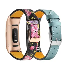 X922 Mtozon Leather Bands Compatible With Fitbit Charge 4/charge 3 Replacement... Fast Ship