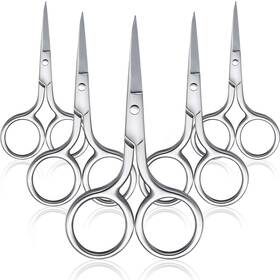 Mudder 313028438428 5 Pieces Small Straight Tip Nose Hair Scissor For Grooming Stainless Steel Mult