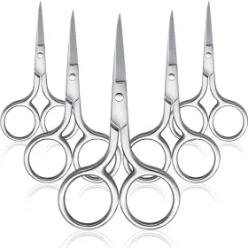 Mudder 313028438428 5 Pieces Small Straight Tip Nose Hair Scissor For Grooming Stainless Steel Mult