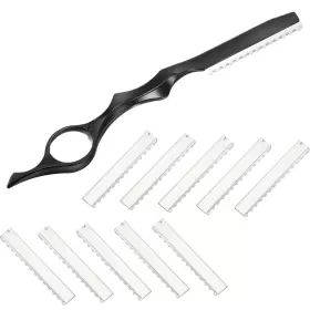 Razors-0040-m Mudder 11 Pieces Hair Styling Razor Thinning Comb Texturizing Cutting