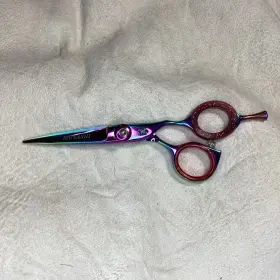 Cs4-5.0 Musashi Multicolor Styling Scissors Adjustable Tension 5.0in