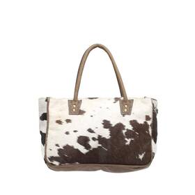 Myra Bag S-0981 Cowprint Purse - Bags For Women Over The Shoulder