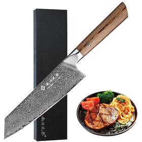 Nanfang Brothers 972322410697 Damascus Santoku Knife 7 Inch Light Weight Professional Super Steel