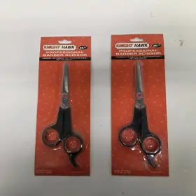 66736 Night Hawk Professional Barber Scissors Lot Of 2 New Sealed
