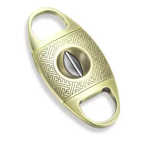 Nikiloong 768556424540 V-cut Cigar Cutter Carved Stainless Steel Sharp Blade Precision Guillot