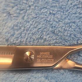 Nikko Sk-7556tcb Thinning Shears 6 In Japanese 440c Stainless Steel Silver