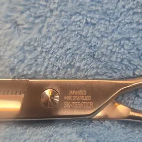 Sk-7556tcb Nikko Thinning Shears 6 In Japanese 440c Stainless Steel Silver