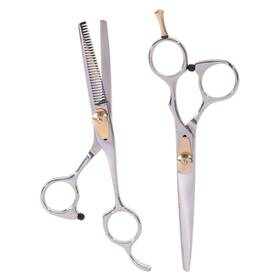 Ninja 087768285351 6-1/2 Inch Swordsman Cutting Thinning Shear Duo Set