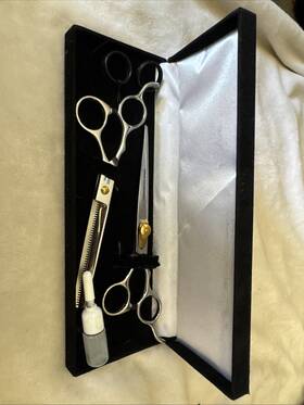 Ninja Nj-duo2 Swordsman 7.25 Duo Set 1 Offset And Thinning Shear