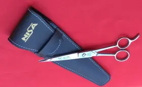 Sk577315 Nisa Professional German Barber Hair Cutting Scissors Catch/ Cut Styling Wet Or Dry