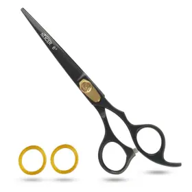 Nixcer 804467307272 Professional Shears Razor Edge Hair Cutting Scissors 6 Inch Black