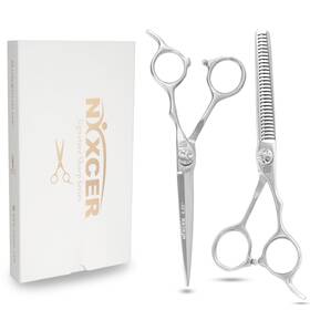 Nixcer 804467408511 Professional Scissors - 6.25 Inch Arc Hair Cutting 440c Japanese