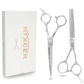 440c Nixcer 804467408511 Professional Scissors - 6.25 Inch Arc Hair Cutting Japanese