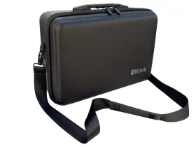 N2506-b Nnitek Professional Leather Barber Case Black Makeup Stylist Train Clipper Hair