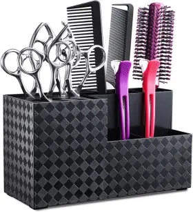 Noverlife 445029783726 Hairdressing Scissors Holder Shears Block Barber Shop Scissor Organiz