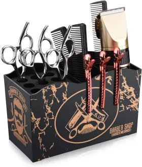 Noverlife 726084663701 Barber Scissors Holder Box Professional Salon Hairdressing R