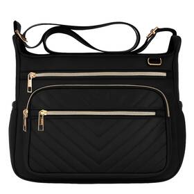 Oaboia 600101blk Crossbody Purse For Women Travel Large Rfid Anti-theft Shoulder Ba