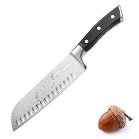 Oaksware 6617 7 Inch Santoku Knife Razor Sharp Kitchen Cutting Chopping Che... Fast Ship