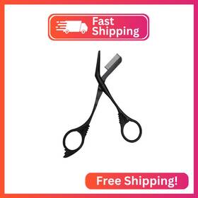 Ofidus Of-076 Eyebrow Scissors Trimmer With Comb Gift For Men And Women Stocking Stuffe