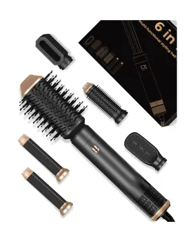 632-10 Okwrap Hair Dryer Brush 6 In 1 Professional Hot Air Styler Powerful Cu... Fast Ship