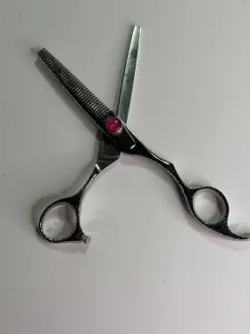 635s2 Olivia Garden Silkcut Thinning Scissors Stainless Steel Handmade Silver
