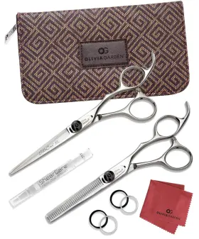 640-skcxl Olivia Garden Likenew Silkcut Professional Hairdressing Barber Kit Sz 6 Inch