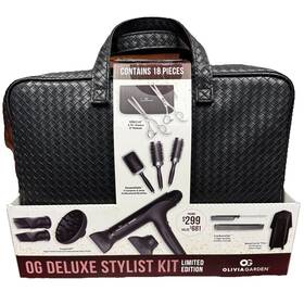 Olivia Garden 752110200213 Og Deluxe Stylist Kit Limited Edition 18 Piece Shears And Tools New