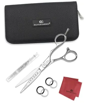 Vg-10 Olivia Garden 752110641535 Cara Steel Professional Cutting Shears Set 6.5 Inch