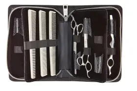 Olivia Garden 752110642709 Silkcutpro Cutting Kit 6.5 Inch Shear 6.0 Thinning Plus Razor