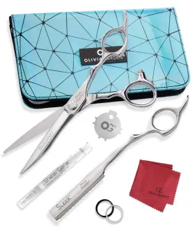 Dc-60 Olivia Garden 752110643324 Drycutpro Intro Case 6 Inch Shear Contains Sleek Razor Oil