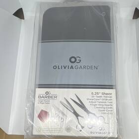 Olivia Garden Ogb-c02 6.25 Inch Barber Shear And 30-teeth Thinner Set With Accessories