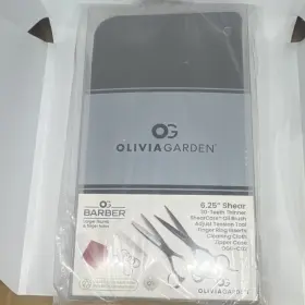 Ogb-c02 Olivia Garden 6.25 Inch Barber Shear And 30-teeth Thinner Set With Accessories
