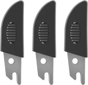 Os005 Oshine Miter Shears 3pcs Replacement Sk5 Steel Blades With Sheaths Shoe Moldin
