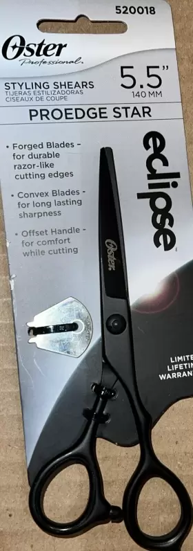 Oster 034264468320 Proedge Star Eclipse 5.5 140mm Styling Shears Scissors