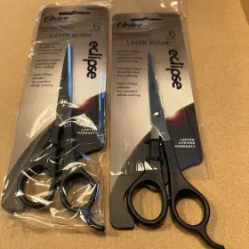 520014 Oster 2 Eclipse 6 Inch Styling Shears Set Laser Sharp Scissors #520014 520014 Oster 2 Eclipse 6 Inch Styling Shears Set Laser Sharp Scissors #520014