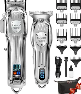 Lx-9000 Ovlux Professional Hair Clippers For Men Cordless Beard And Trimmer... Fas