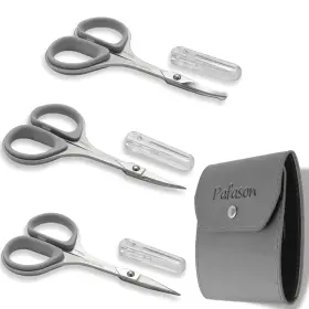 Pafason 445034862836 Ultra Sharp Beard Scissors Set High Precision Straight Curved Round Tip