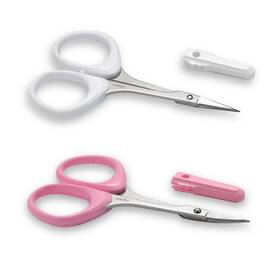 Pafason 738628278326 Stainless Steel Eyebrow Scissor Set With Safety Cap For Cutting Shapi