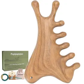 Ppq-a1 Papipapiqiao Gua Sha Tool For Face &body Sculpting Wooden