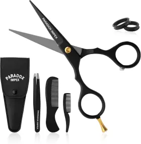 Paradox Impex 313045957940 5 Inch Beard And Mustache Scissors German Stainless Steel Come With
