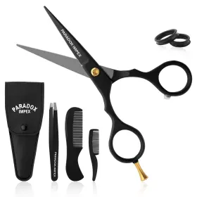 Pimbs2233 Paradox Impex 5 Inch Beard And Mustache Scissors German Stainless Steel Come