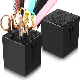 Patelai 313049497404 2 Pcs Scissors Holder Storage Box For Barber Shear Stylist Sa