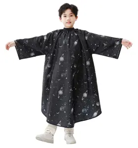 Sw082 Perfehair Kids Hair Cutting Cape With Sleeves Barber Haircut For Boy And