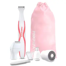 Trimmerred4in12024012103 Pinkpapaya Electric Bikini Trimmer For Women 4 In 1 Shaver Line Hair Rem