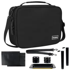 Podaho 728872207265 Extra Large Storage Bag With 5 Pcs Accessories Waterproof Xl Makeup Box Case