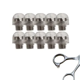 17n00krv55gzzhb2kdwys Popetpop 20 Pcs Hair Scissors Rubber Silencer Silver Scissor Muffler Accessories