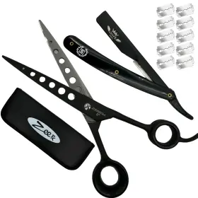 Pousutong 613003177718 Professional Barber Shears Set 8 Inch Hair Cutting Scissors And Thinning Shea