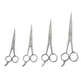 Precise Canada 703510494542 Pc 4 Pairs Ice Tempered Stainless Steel Styling Hair Cutting Scissors Barber