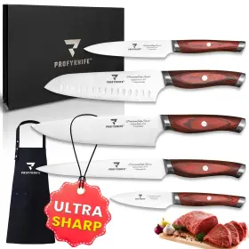 Profyknife 198168483701 Precisionedge Ultra Sharp Japanese Chef Knife Set Professional Slice Cooking