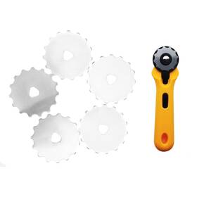 Pssopp Pssoppe71sapgqmy1086 5pcs Perforating Replacement Blades Crochet Skip Rotary Cut... Fast Ship